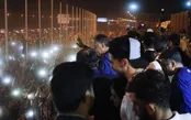 تصاویر استقبال باشکوه مردم از تیم ملی درفرودگاه