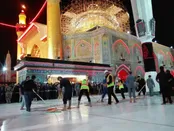 شستشوی حرم حضرت امیرالمؤمنین