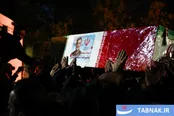 عکس: تشییع پیکر مطهر دریابان شهید علیرضا تنگسیری فرمانده دلاور خلیج فارس