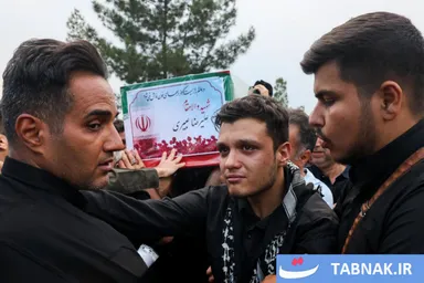 عکس: تشییع ۲ شهید مدافع آسمان کشور با حضور مردم و همرزمان