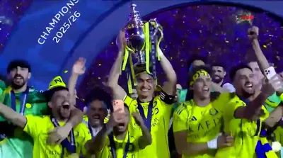 خلاصه بازی النصر و ضمک و جشن قهرمانی با شاهکار رونالدو