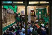 عکس: عزاداری دهه آخر صفر در حسینیه پنبه‌کاران