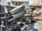 تصادف زنجیره‌ای ۱۲ خودرو در بزرگراه یادگار امام