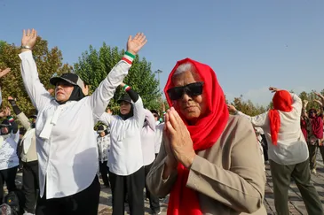 عکس: ورزش صبحگاهی