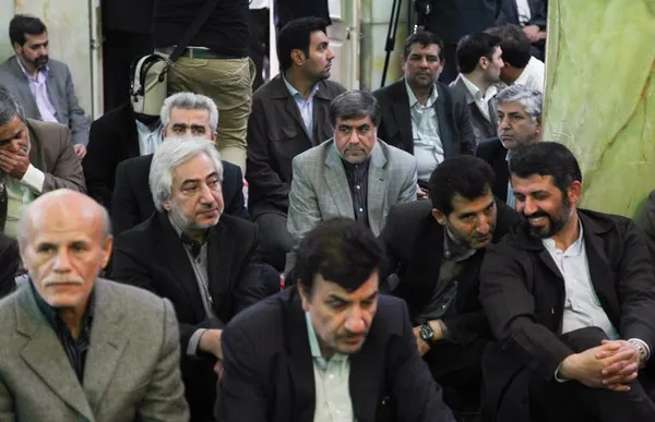 جنتی در حاشیه مراسم ختم پدر قاضی سراج رییس سازمان بازرسی کل کشور/ISNA
