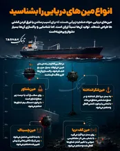 اینفوتابناک | انواع مین‌های دریایی را بشناسید