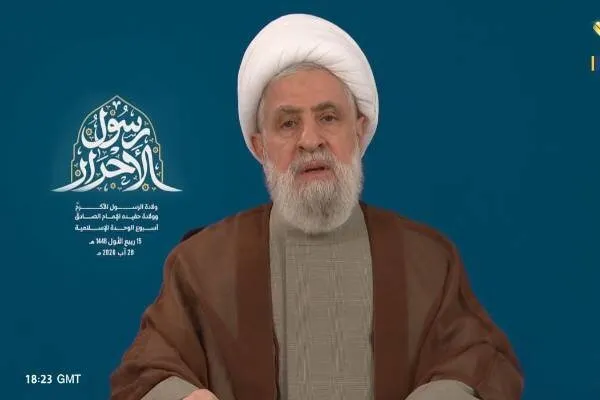 شیخ‌نعیم‌قاسم: شکست اسرائیل حاصل پایداری مردم بود