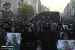 سیل جمعیت در مراسم تشییع سردار شهید سلیمانی