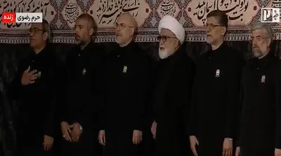 قالیباف در مراسم خطبه‌خوانی شهادت امام رضا