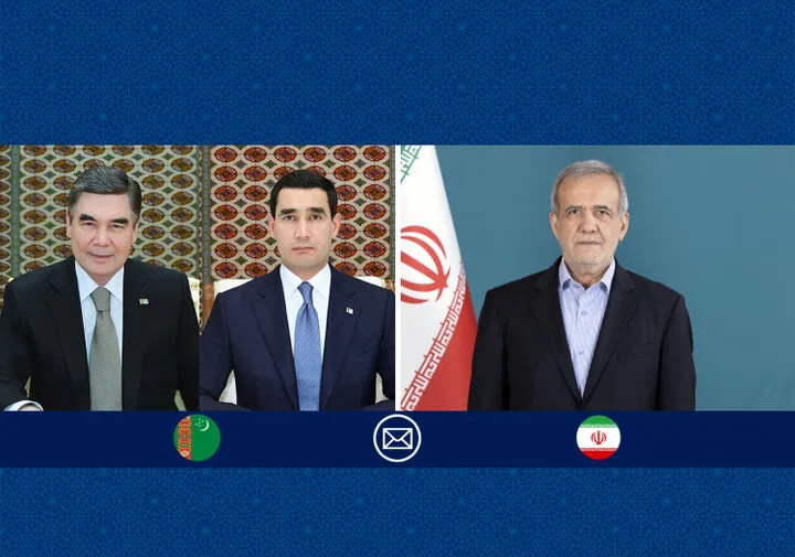 پیام تبریک پزشکیان به رئیس‌جمهوری ترکمنستان