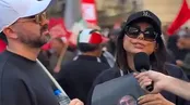 تصاویر حضور زوج لس آنجلسی در تشییع رهبر شهید