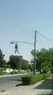 بتمن در خیابان های تایباد!