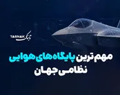 اینفوتابناک | مهمترین پایگاه‌های نظامی جهان