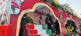 آغاز تشییع ۱۰۰ شهید گمنام در تهران