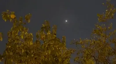 تصاویر حمله موشکی از بحرین به ایران
