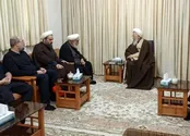 دیدار سیدحسن خمینی با آیت الله جوادی آملی + عکس