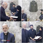 ابلاغ سلام رهبر انقلاب به خانواده سپهبدشهید موسوی