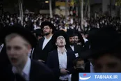 عکس:تظاهرات حریدی‌ها علیه خدمت اجباری