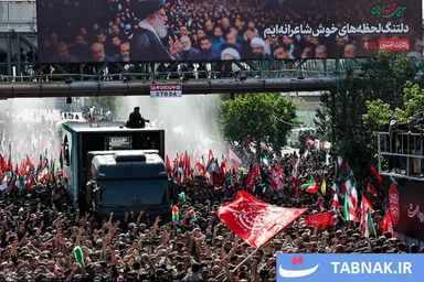 عکس: مراسم تشییع پیکر مطهر آقای شهید ایران