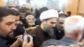 تصاویر حضور داماد رهبر شهید در حرم حضرت معصومه