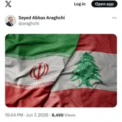عکس: پست معنادار عراقچی در شبکه ایکس