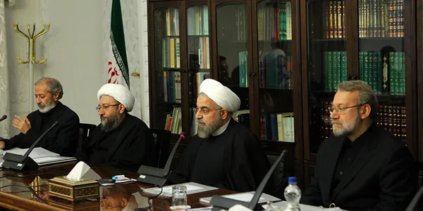 جلسه شورای عالی فضای مجازی به ریاست رییس جمهوری./IRNA
