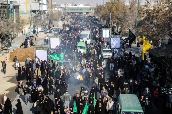 راهپیمایی بزرگ اربعین حسین(ع) در تهران./ISNA
