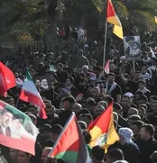 سه میلیون نفر رهبر شهید ایران را در نجف تشییع کردند