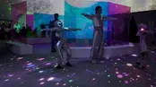 نمایش ربات‌ها در نمایشگاه مد در سئول کره جنوبی