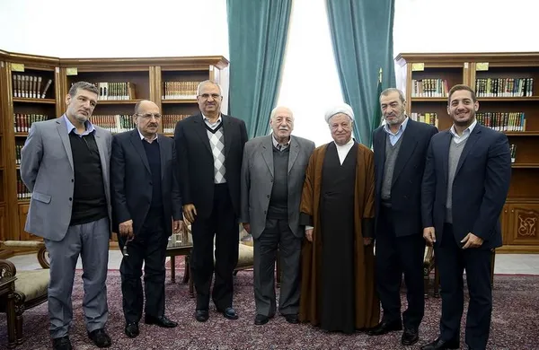  احمد جبریل دبیرکل جبهه آزادی بخش فلسطین روز چهار شنبه با آیت الله اکبر هاشمی رفسنجانی رییس مجمع تشخیص مصلحت نظام دیدار و گفت و گو کرد./IRNA
