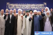 عکسهای صمیمی از دیدار کارگزاران حج با رهبر معظم انقلاب