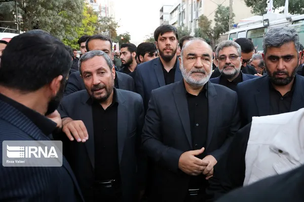 حضور سرلشکر سلامی، فرمانده کل سپاه در جمع پرشور عزاداران
