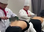 تمرین خطرناک مدرسه آشپزی در چین