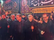 حضور پزشکیان در مراسم شام غریبان ارومیه