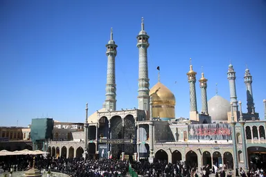 عکس: دسته عزای خادمان حرم کریمه اهل بیت(ع)