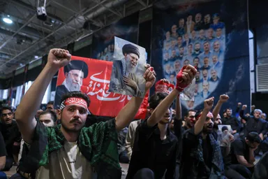 عکس: مراسم عزاداری اربعینِ حسینی در جوار محل شهادت رهبر انقلاب
