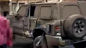 تصاویر محافظین و لندکروز حفاظت احمدی نژاد پس از حمله اسرائیل
