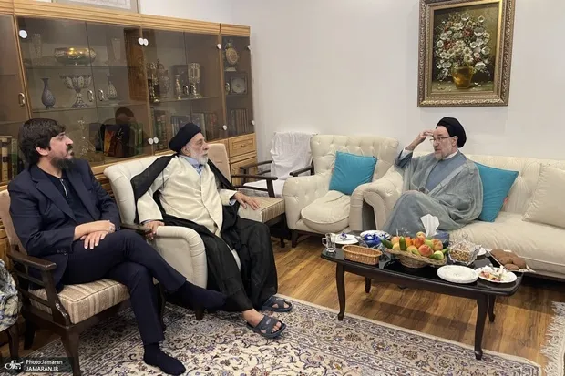 دیدار خاتمی با سیدهادی خامنه‌ای
