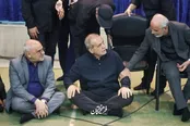 تصاویر جالب پزشکیان در مراسم بزرگداشت رهبر شهید