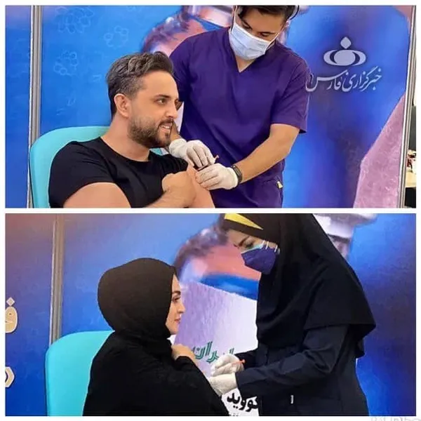 پدرام کریمی و همسرش