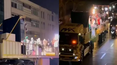 ماشین عروس متفاوت که تهران را به هم ریخت
