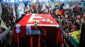 تصاویر گلباران پیکر رهبر شهید انقلاب