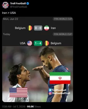 کنایه‌ سنگین فوتبالی به آمریکا