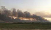 شعله‌های سرکش آتش در هُورالعظیم زبانه کشید