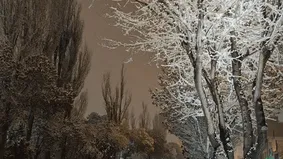 این شهر سردترین مرکزاستان در ۲۴ ساعت گذشته بود
