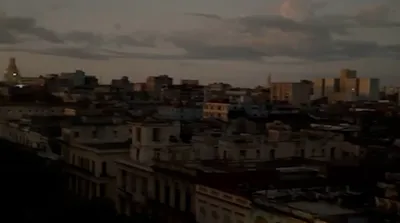تصاویر وحشتناک از کوبا در تاریکی مطلق