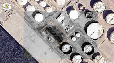 تصاویر انهدام ایستگاه پمپاژ بندر جبل علی را می‌بینید