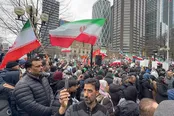 عکس: تجمع حمایت از ایران اسلامی در خیابان‌های کانادا