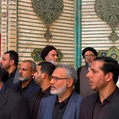 فرزندان آیت‌الله‌سیستانی در حرم امیرالمومنین(ع)