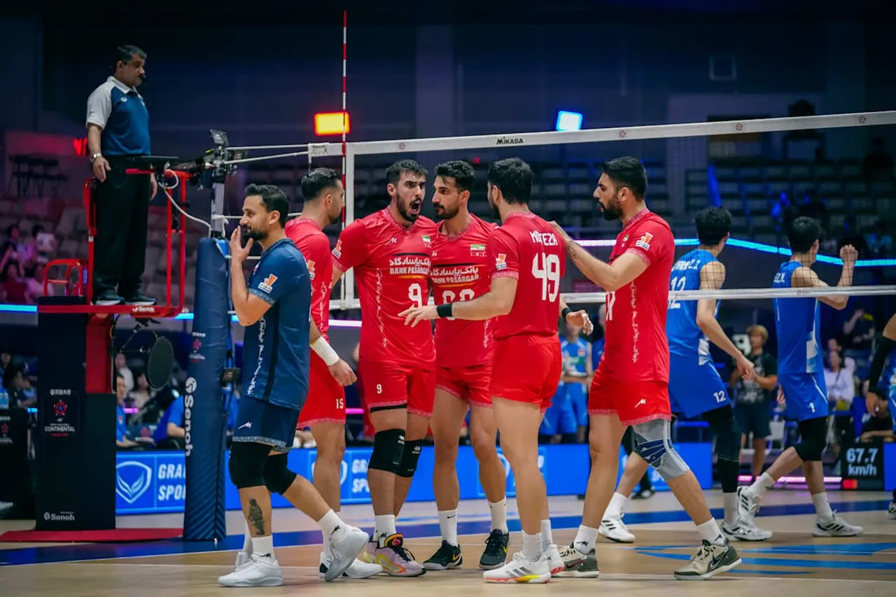 صعود تیم ملی والیبال پس از شکست چین